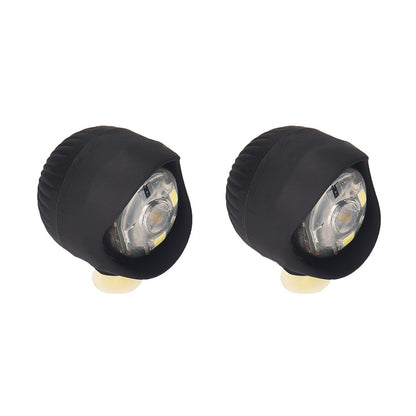 Ultimate Night Adventure Shoe Lights, 2pcs PVC LED Charms with 3 Modes for Safe Night Cycling, Hiking & Dog Walking