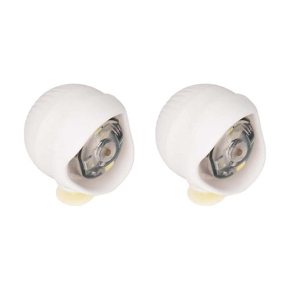 Ultimate Night Adventure Shoe Lights, 2pcs PVC LED Charms with 3 Modes for Safe Night Cycling, Hiking & Dog Walking