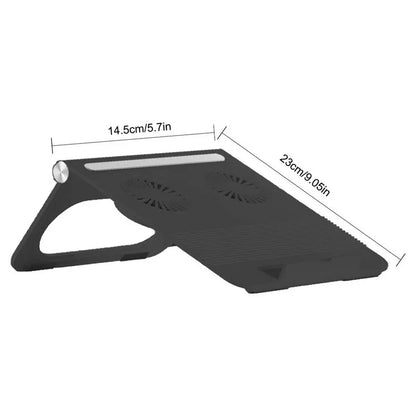 Slim Laptop Cooler, Silent Computer Cooling Fans, Portable Laptop Cooler, Mute Base Game Use, Stable Stand, Laptop