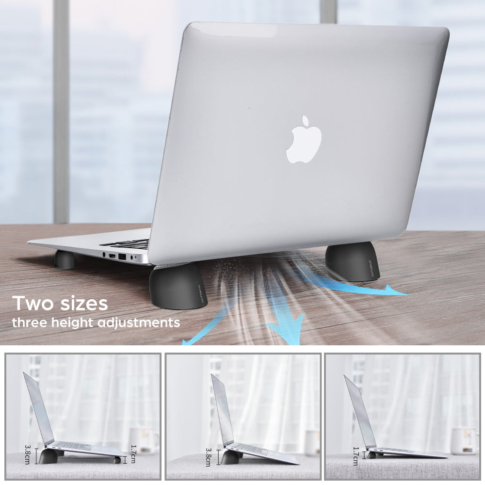 Mini Laptop Cooling Stand & Keyboard Riser, Oatsbasf Laptop Feet for Desk, Ergonomic Magnetic Pad, for MacBook Air Pro