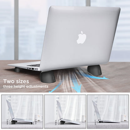 Mini Laptop Cooling Stand & Keyboard Riser, Oatsbasf Laptop Feet for Desk, Ergonomic Magnetic Pad, for MacBook Air Pro