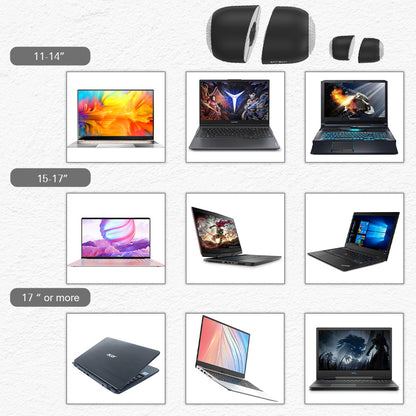 Mini Laptop Cooling Stand & Keyboard Riser, Oatsbasf Laptop Feet for Desk, Ergonomic Magnetic Pad, for MacBook Air Pro