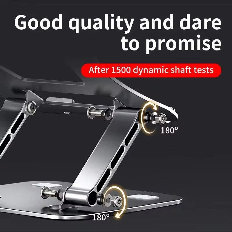 Adjustable Tablet Stand Laptop Cooling Stand Folding Aluminum Alloy Portable Support Fits Up To 17  4