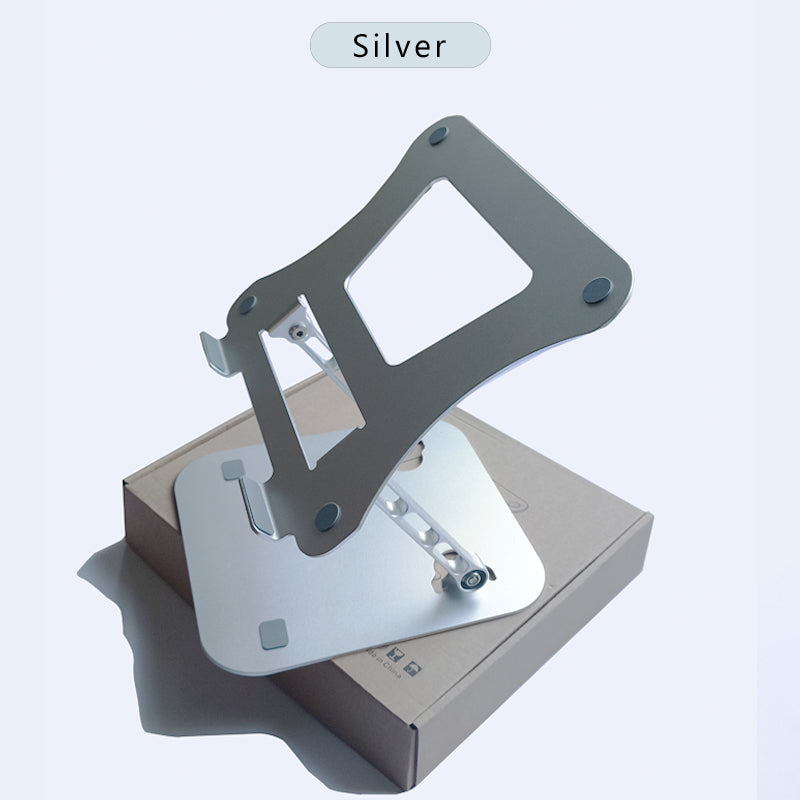 Adjustable Tablet Stand, Laptop Cooling Stand, Folding Aluminum Alloy, Portable Support, Fits up to 17 Inch Laptop