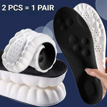 Orthopedic 4D Massage Shoes Insoles Super Soft Latex Sports Insole With Arch Support For Running Ba 8