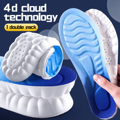 Orthopedic 4D Massage Shoes Insoles Super Soft Latex Sports Insole With Arch Support For Running Ba 9