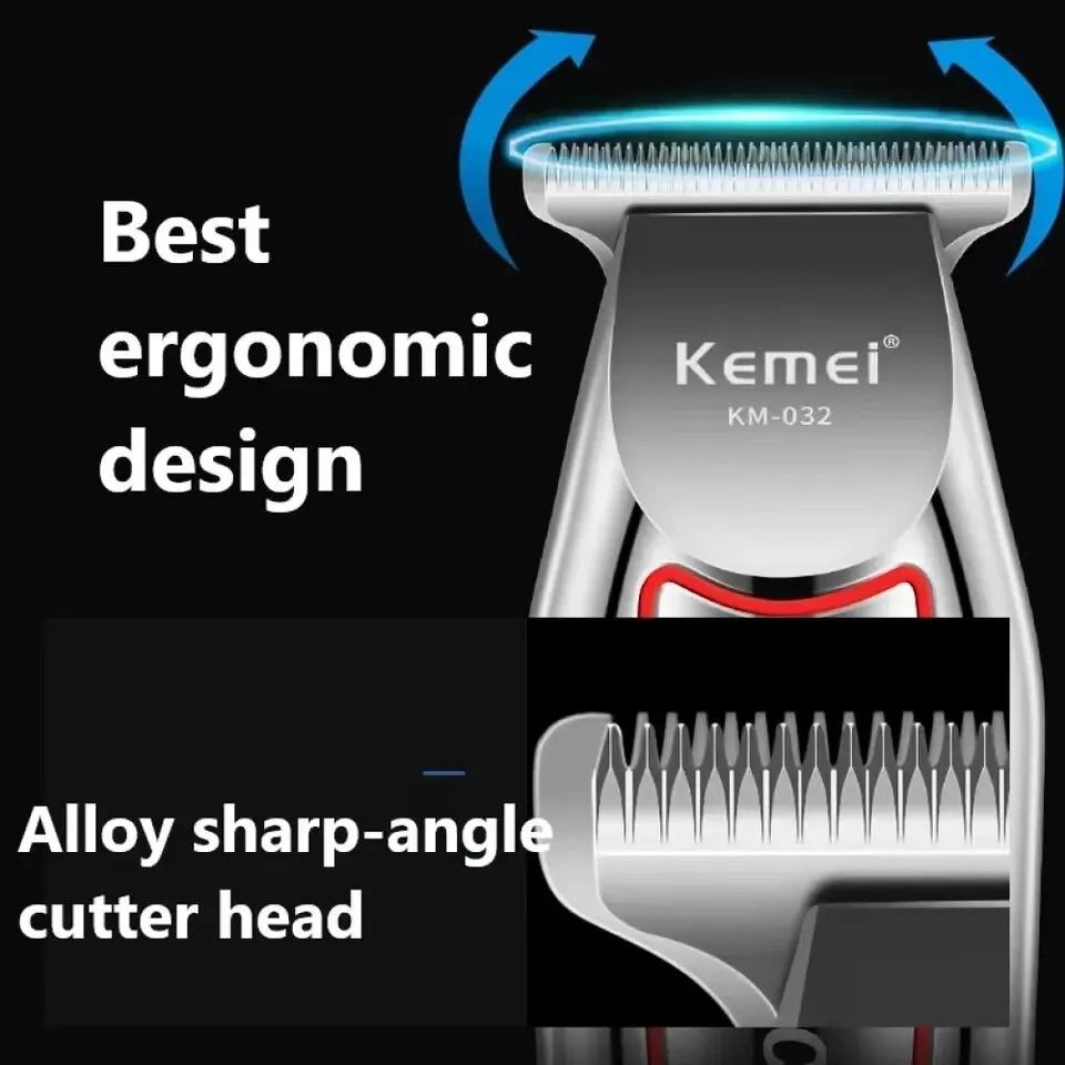 Kemei Professional Hair Trimmer KM032 Electric Beard Trimmer For Men 4