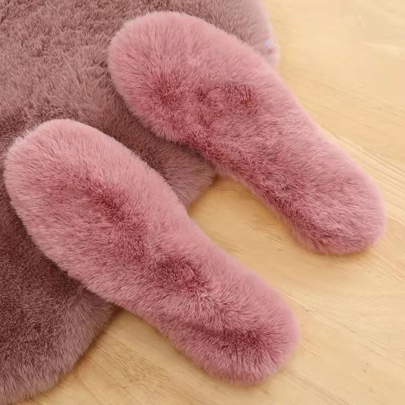 Plush Fluffy Insoles, Soft Thick Warm Imitation Rabbit Fur Winter Shoe Accessories for Men & Women, Cozy Comfort Insole