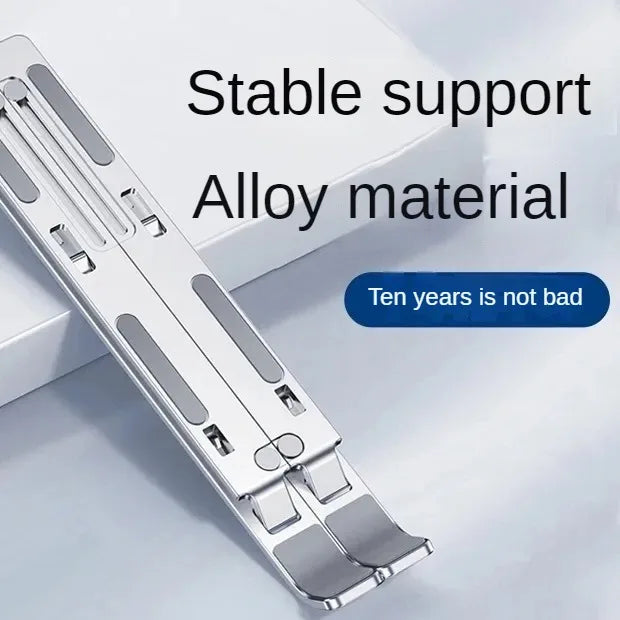 Nonslip Adjustable Laptop Holder Aluminum Alloy Table Stand Portable Notebook Computer Bracket 2