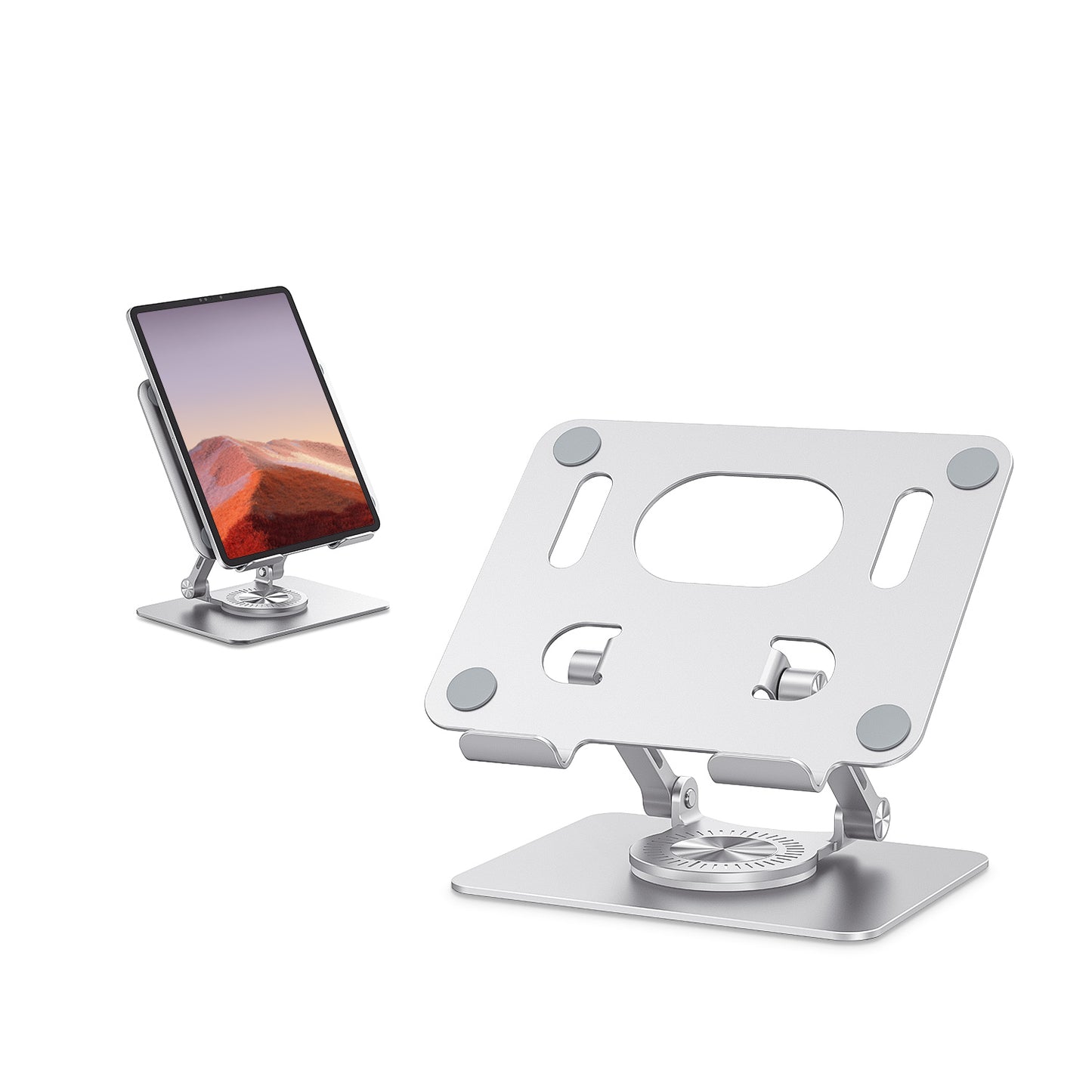 Aluminum Tablet Stand Holder Adjustable Tablet Stand With 360 Swivel Universal Tablet Holder For IP 5