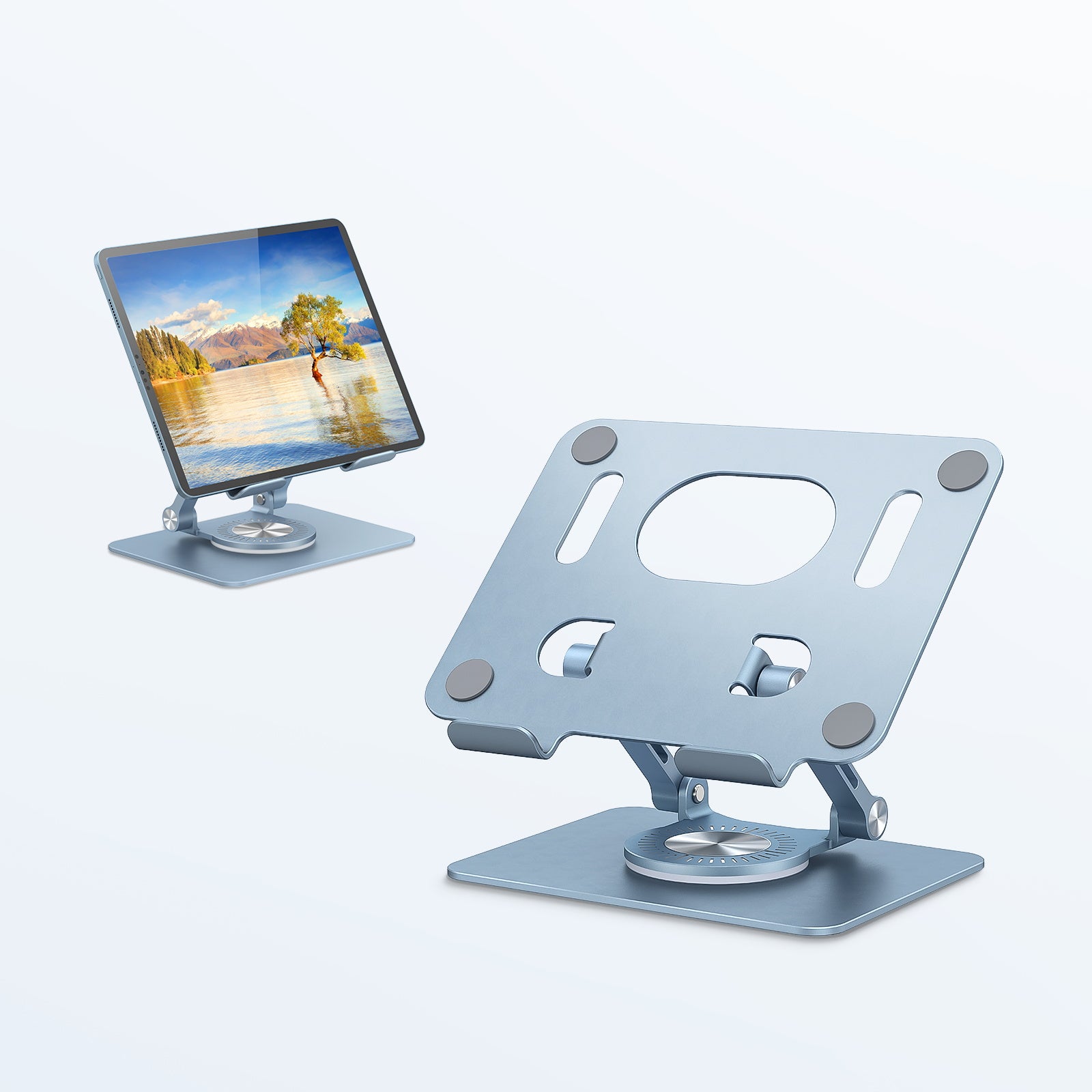 Aluminum Tablet Stand Holder Adjustable Tablet Stand With 360 Swivel Universal Tablet Holder For IP 7