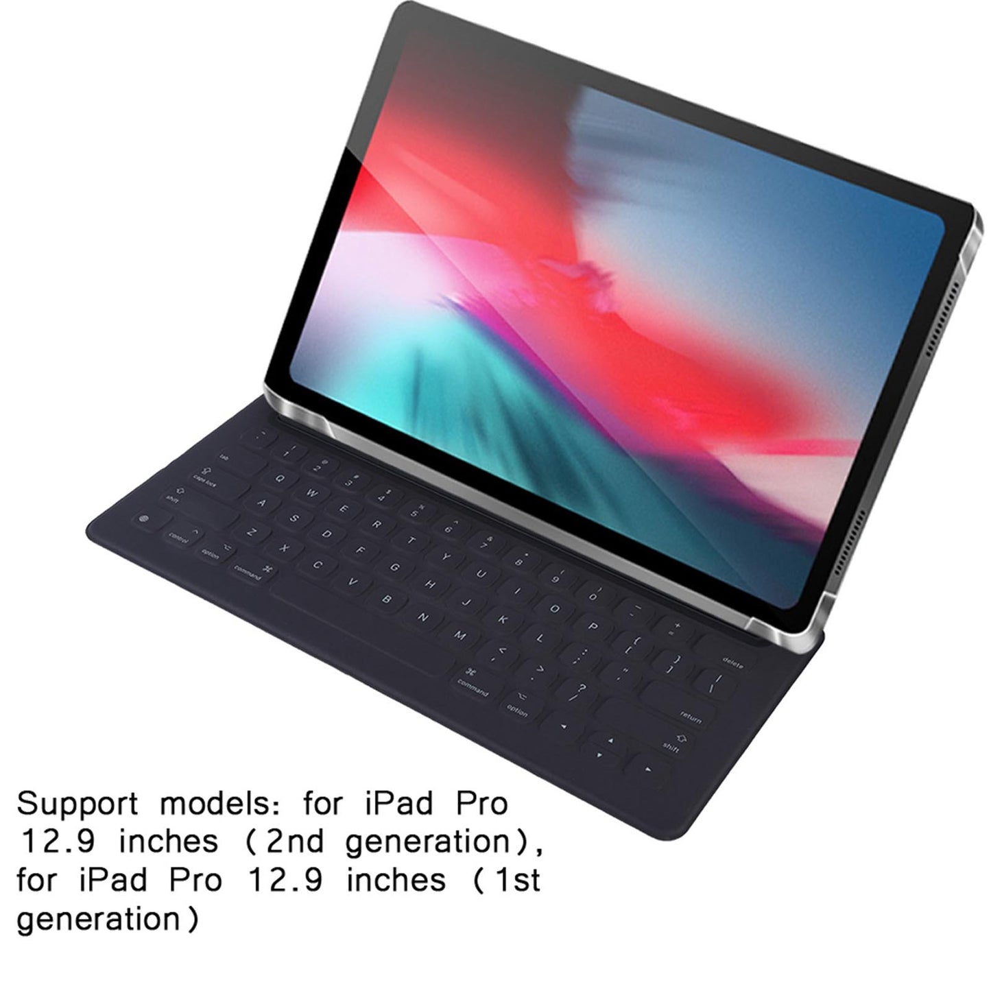 Foldable Tablet Wireless Keyboard 64 Keys Portable Laptop Keyboard For 129Inch IPad Pro Wireless Ke 5