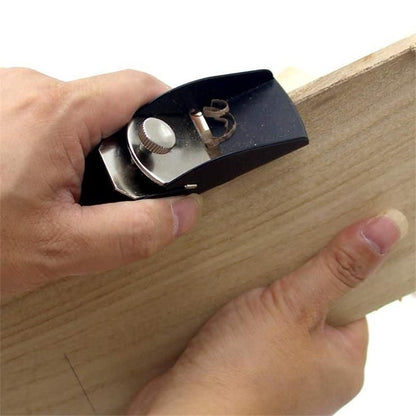 Mini Plane Wood Carpentry Tools, Manual Carpenter Planer with Aluminum Alloy Body & Precision Cutting Edge