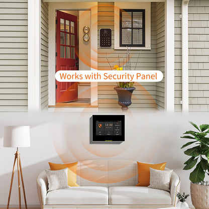 Tuya Smart Home Security Alarm System, Wireless Touch Keyboard, RFID Card, Arm Or Disarm Password Keypad