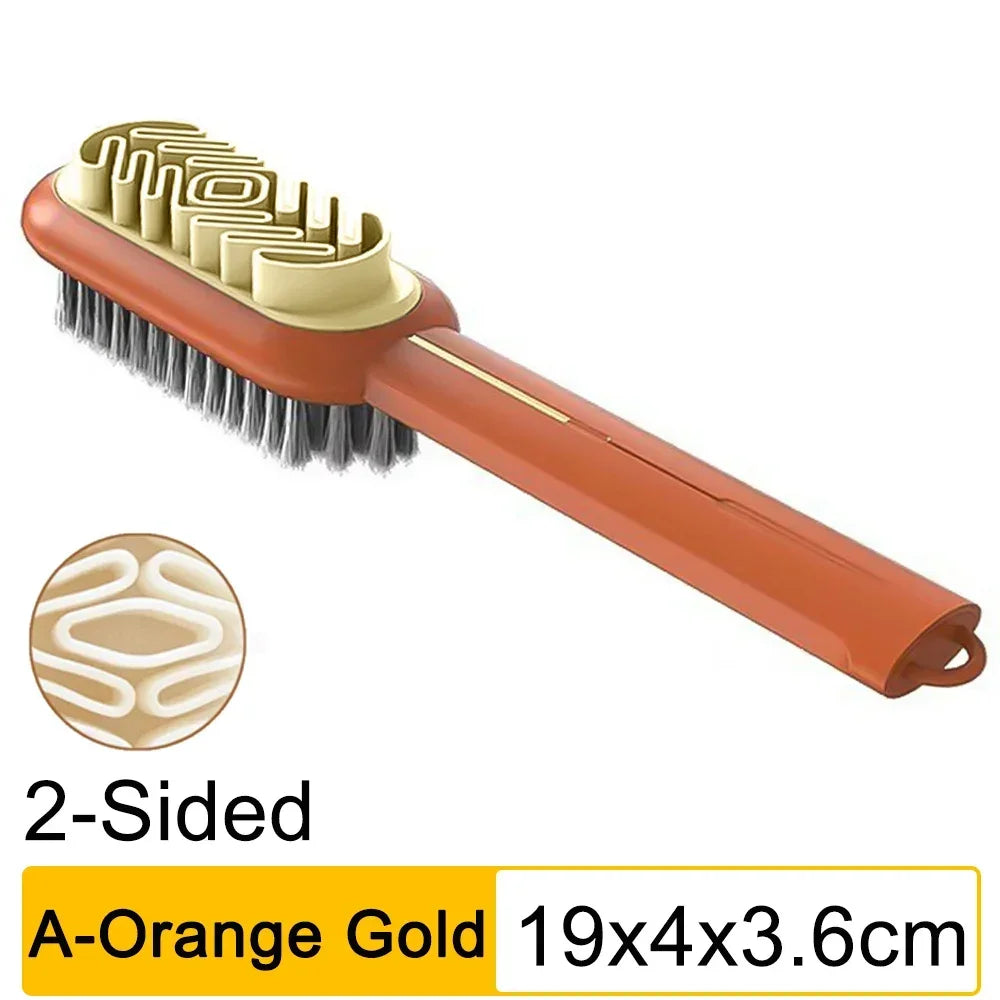 Professional 2 in 1 Suede Cleaning Kit,Long Handle Shoe Brush &Eraser for Effective Dust Removal and Stain Cleaning shoe