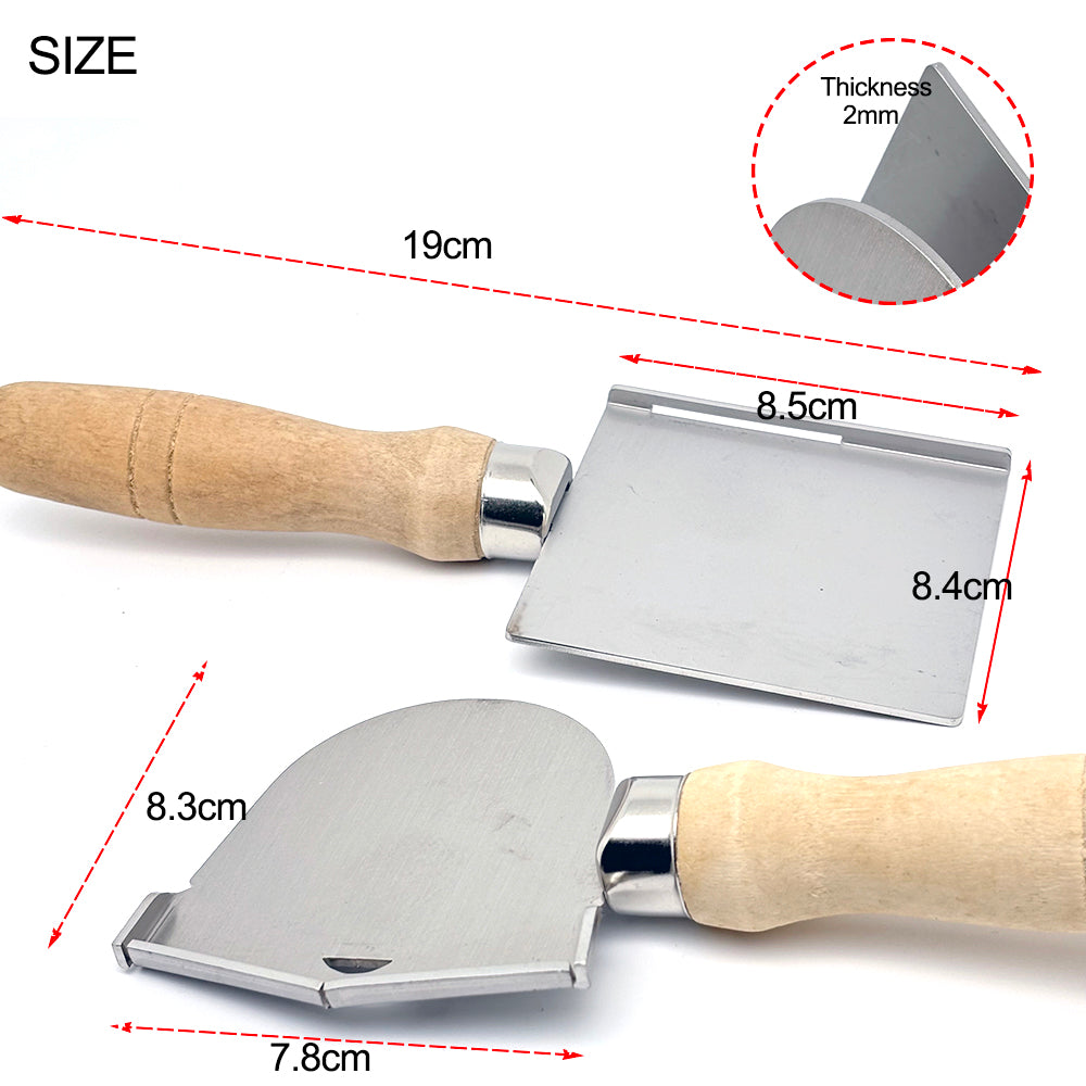 Professional Dental Shovel & Hot Wax Spade, Stainless Steel Oral Tool for Full Denture Processing & Wax Dyke Creation