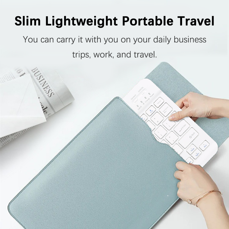 Wireless, Bluetooth, Keyboard, Slim, Portable, iPad, iPhone, Android, Universal, Rechargeable, Lightweight, Long Battery
