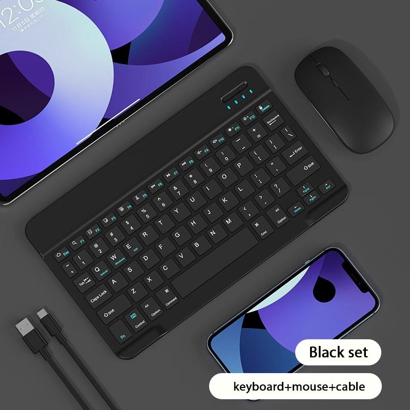 Bluetooth Rechargeable 10 Inch Magnetic Tablet Keyboard For IPad Keyboards For Huawei Matepad 115 X 7
