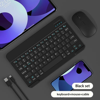 Bluetooth Rechargeable 10 Inch Magnetic Tablet Keyboard For IPad Keyboards For Huawei Matepad 115 X 7