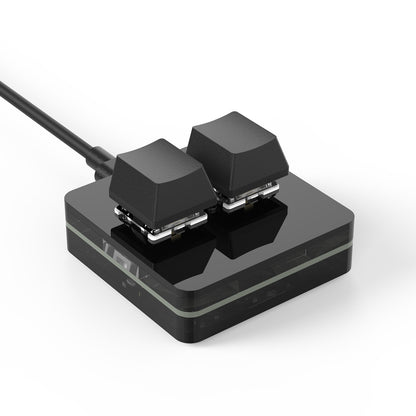 RGB Mini Hot Swap Gaming, Macropad Macro Programming Keyboard, Red Switch 3 Keys Knob, Custom Knob Keypads for Photoshop