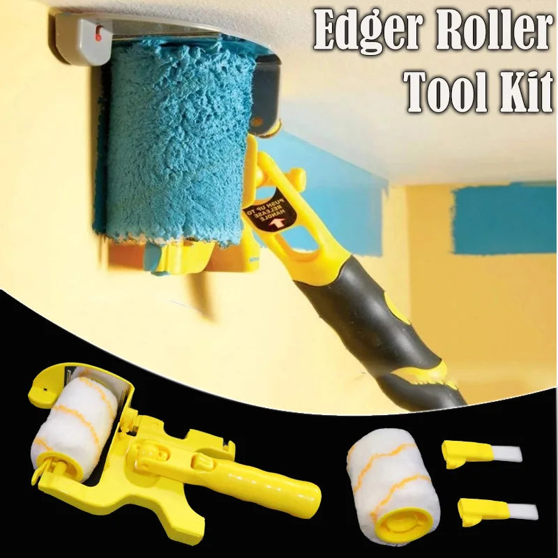 Multifunctional CleanCut Edger Painting Rolling Brush Professional Wall Paint Roller Set For Sharp
