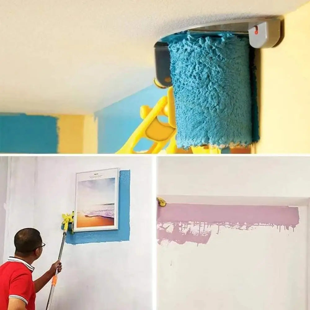 Multifunctional CleanCut Edger Painting Rolling Brush Professional Wall Paint Roller Set For Sharp