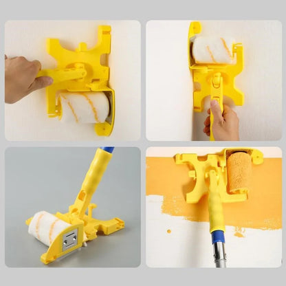 Multifunctional CleanCut Edger Painting Rolling Brush Professional Wall Paint Roller Set For Sharp