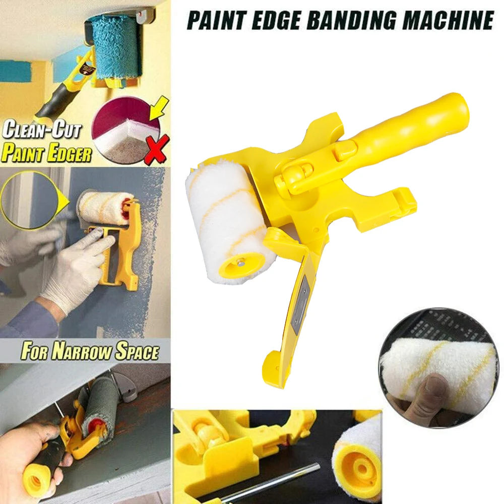 Multifunctional CleanCut Edger Painting Rolling Brush Professional Wall Paint Roller Set For Sharp