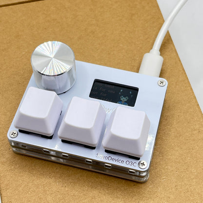 SayoDevice OSU, O3C Rapid Trigger, Magnetic Pink Switches, Hall Switches, Keyboard With Knob, Screen Copy Paste Shortcut