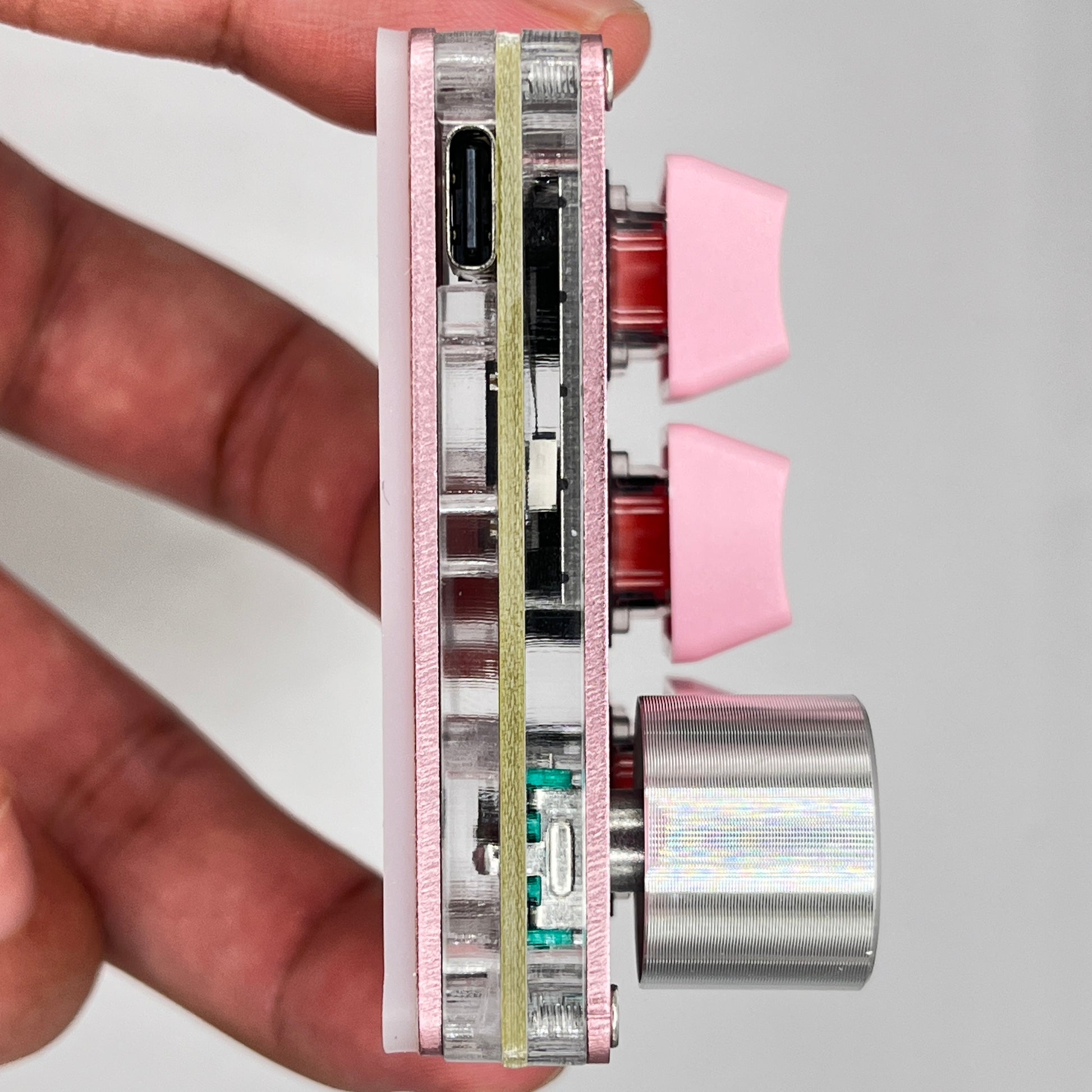 SayoDevice OSU, O3C Rapid Trigger, Magnetic Pink Switches, Hall Switches, Keyboard With Knob, Screen Copy Paste Shortcut