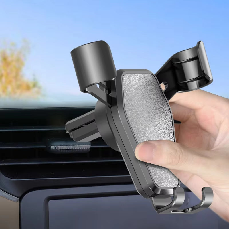 Phones Holder With Hook, Universal Car Phones Holder, GPS Stand, 360 Degree Rotation, Anti Shake, Supports All Phones