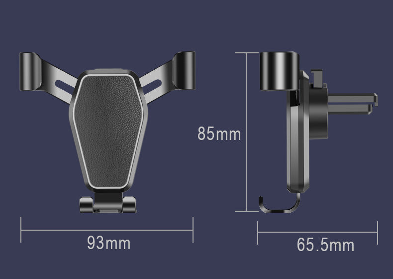 Phones Holder With Hook, Universal Car Phones Holder, GPS Stand, 360 Degree Rotation, Anti Shake, Supports All Phones