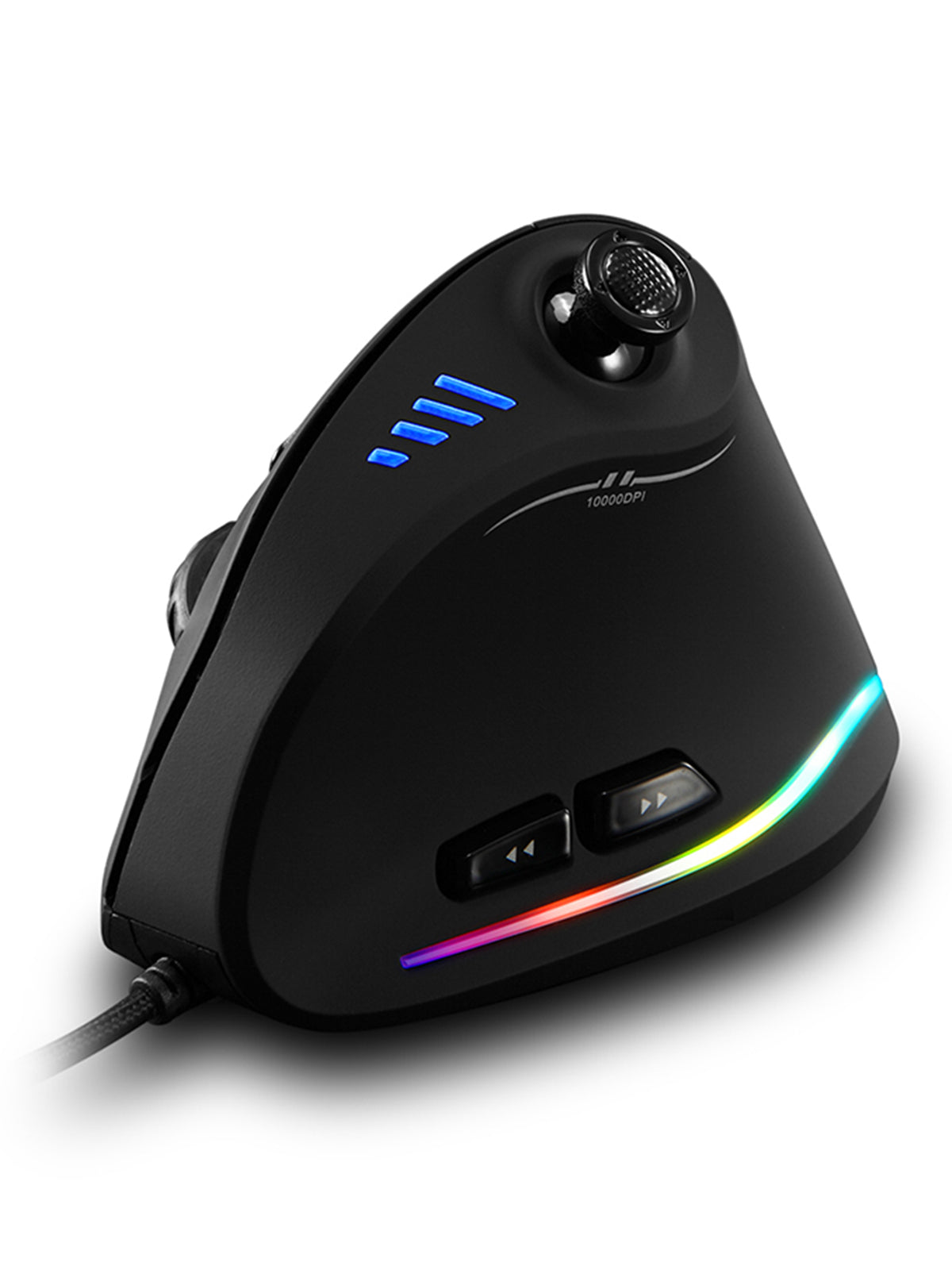 11 Key Optical Mouse, C18 Upright Mouse, 10000DPI Support Programming, Comfortable Gaming Mouse