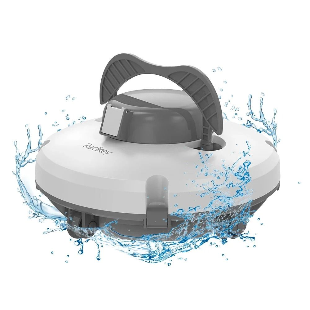 Cordless Robotic Pool Vacuum Cleaner with Strong Suction and Self Parking