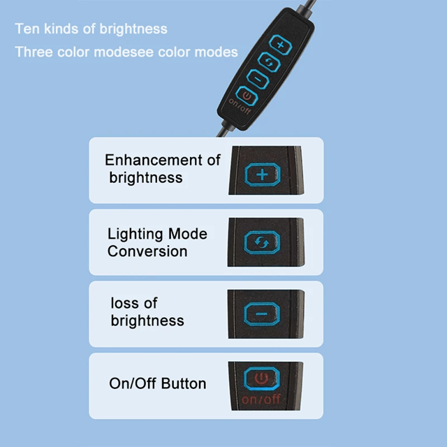 AquaGlow USB Aquarium LED Lamp Clip On Full Spectrum Dimmable Light For Fish Tanks And Aquatic Plan 2