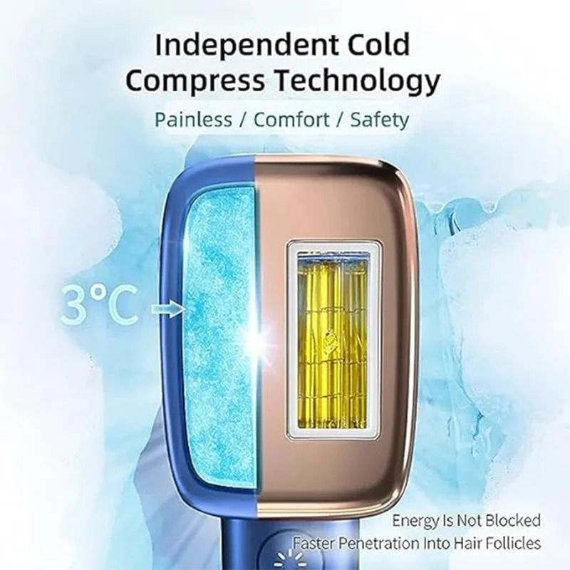 Home IPL Hair Removal Device With Replaceable Lamp For FullBody Use 2
