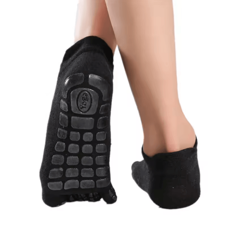 Mens Winter Warm Toe Socks Non Slip Five Finger Low Calf Indoor Comfort Socks 4