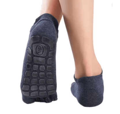 Mens Winter Warm Toe Socks Non Slip Five Finger Low Calf Indoor Comfort Socks 5
