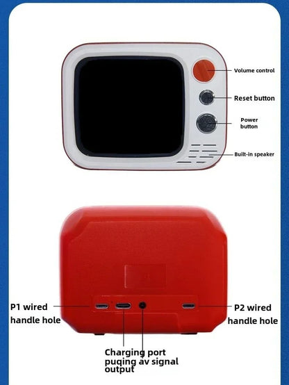 Retro Handheld Game Console With 35 Inch Screen And Dual Gamepads 3