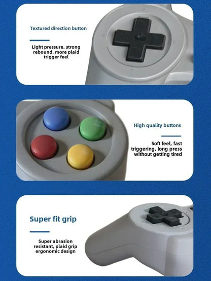 Retro Handheld Game Console With 35 Inch Screen And Dual Gamepads 5