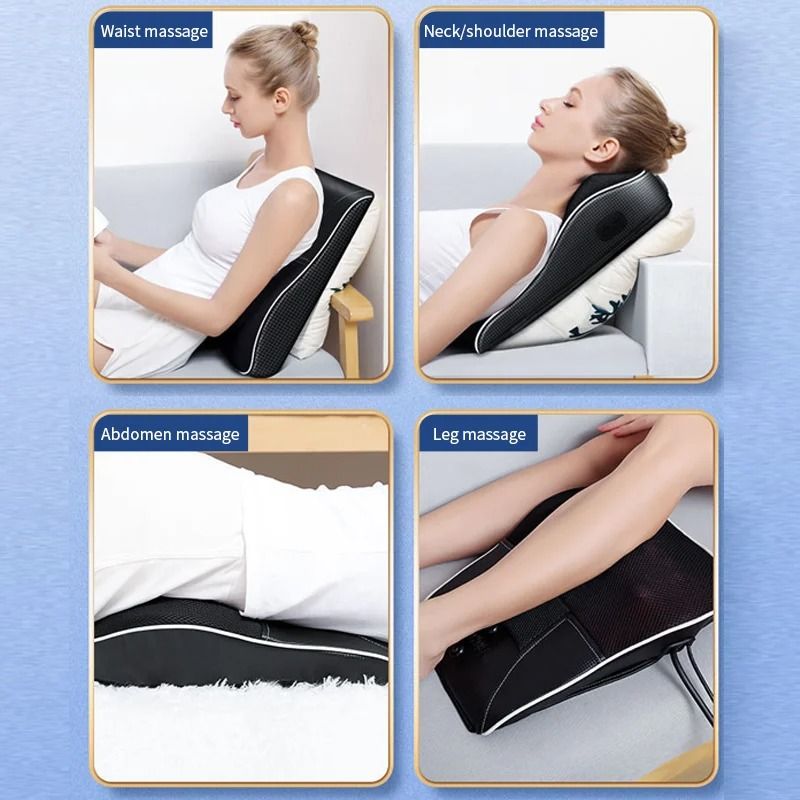Electric Shiatsu Neck And Back Massager With Heat And Vibration 3