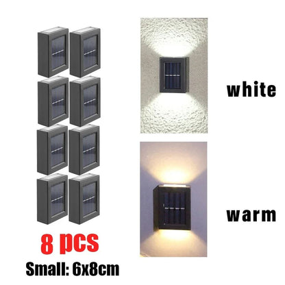 Solar LED Wall Lights For Outdoor Garden And Home 9