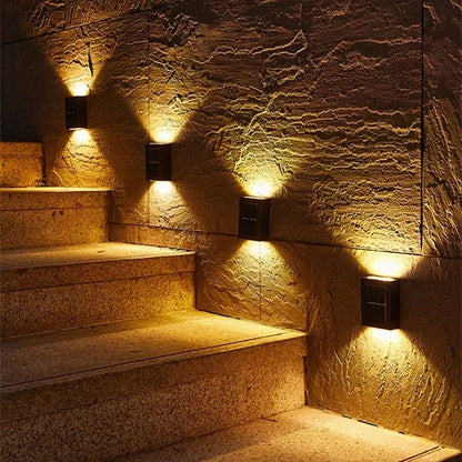 Solar LED Wall Lights For Outdoor Garden And Home 1