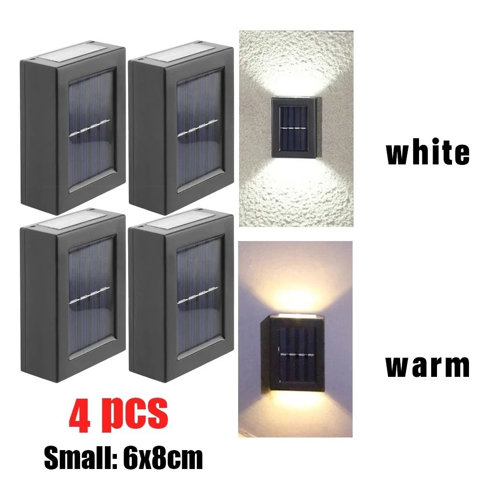 Solar LED Wall Lights For Outdoor Garden And Home 8