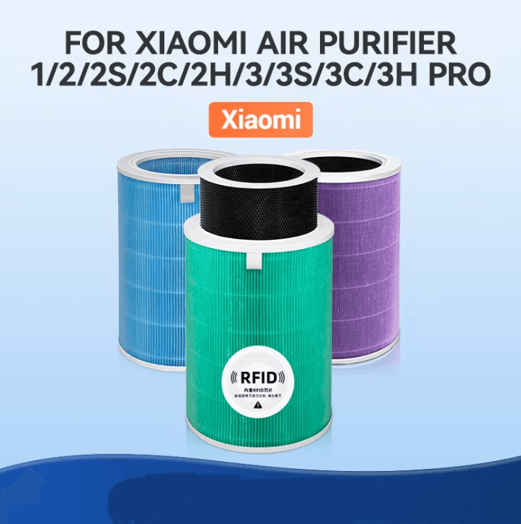 Air Filter Replacement for Xiaomi Mi Air Purifier HEPA and Carbon Filter Compatible Models