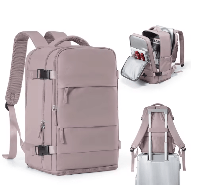 Waterproof Travel Backpack Carry On Cabin Bag For Business College And Laptop Use 10