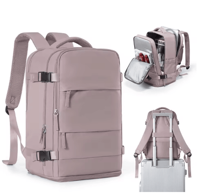 Waterproof Travel Backpack Carry On Cabin Bag For Business College And Laptop Use 10