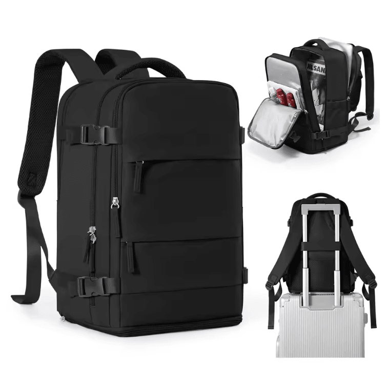 Waterproof Travel Backpack Carry On Cabin Bag For Business College And Laptop Use 5