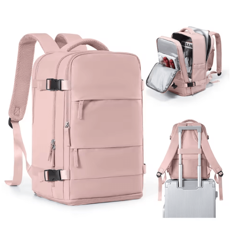 Waterproof Travel Backpack Carry On Cabin Bag For Business College And Laptop Use 7