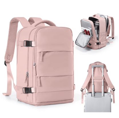 Waterproof Travel Backpack Carry On Cabin Bag For Business College And Laptop Use 7